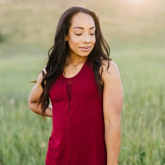 ZYIA Active Effortless Tank Top Cranberry M - Picture 4 of 16